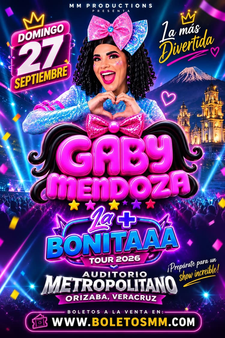 La Gaby Mendoza en Orizaba